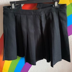 Forever 21 black schoolgirl miniskirt